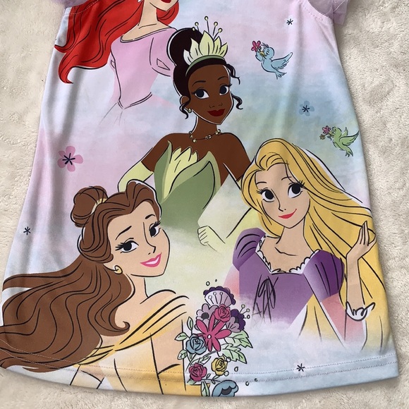 Disney Princesses Lavender Nightgown 2T Pajamas EUC - Picture 2 of 9